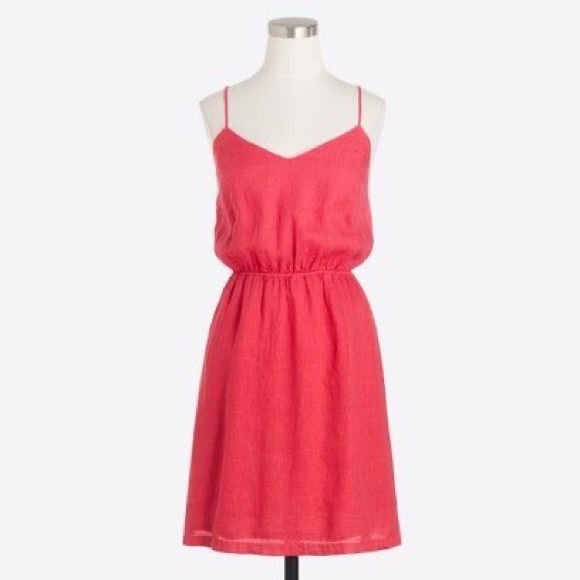 J. Crew Linen Cami Dress